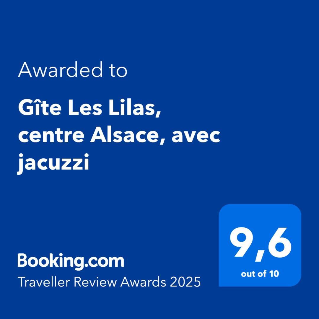 Gite Les Lilas, Centre Alsace, Avec Jacuzzi Mackenheim Buitenkant foto